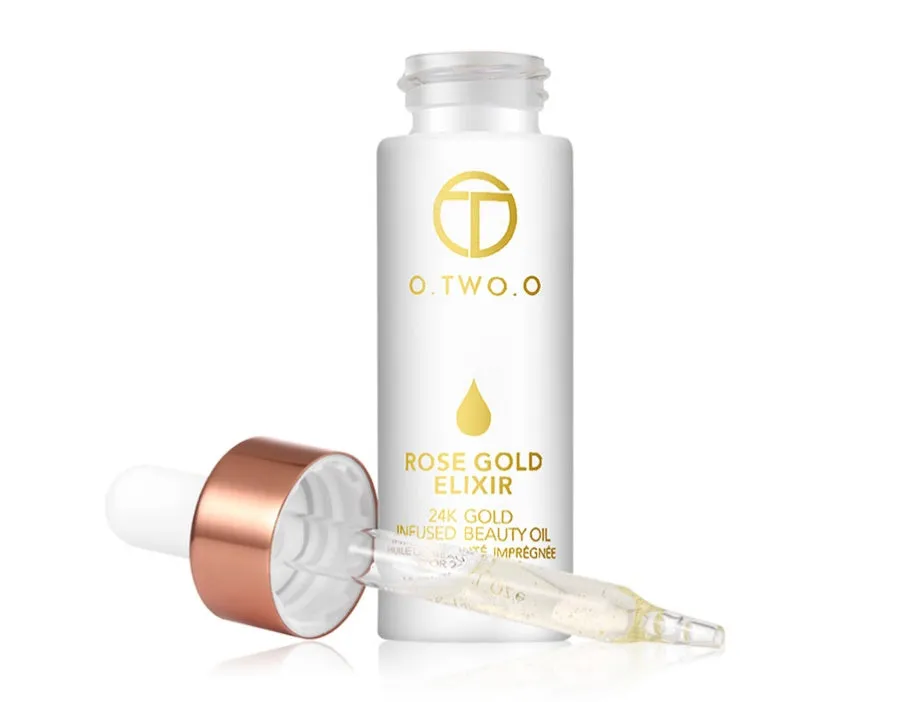 24k Rose Gold Elixir Face Oil - Moisturizing & Anti-Aging Skincare