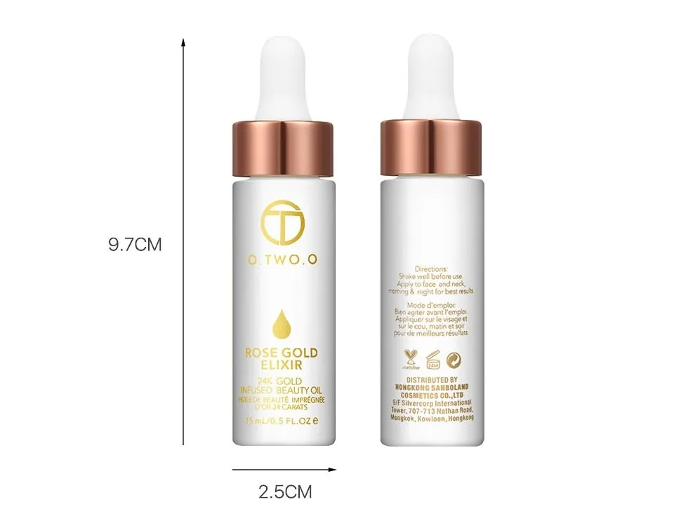 24k Rose Gold Elixir Face Oil - Moisturizing & Anti-Aging Skincare