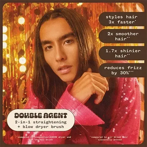 Amika Smooth Talker Double Agent Smooth   Shine Routine Set