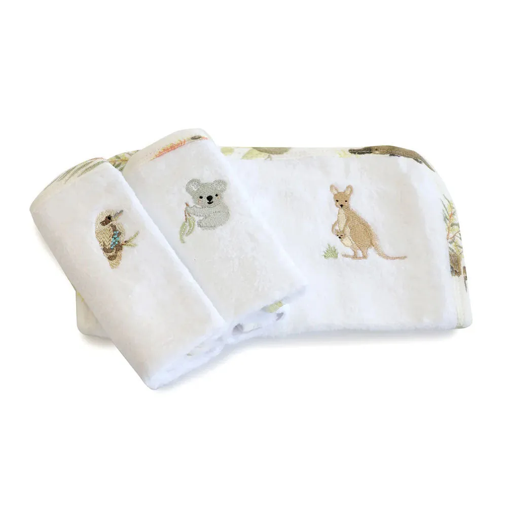 Bubba Blue Aussie 3pk Wash Cloths