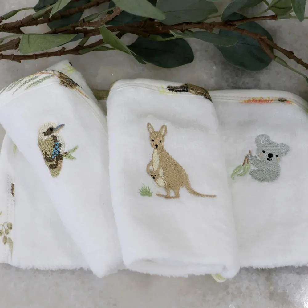 Bubba Blue Aussie 3pk Wash Cloths
