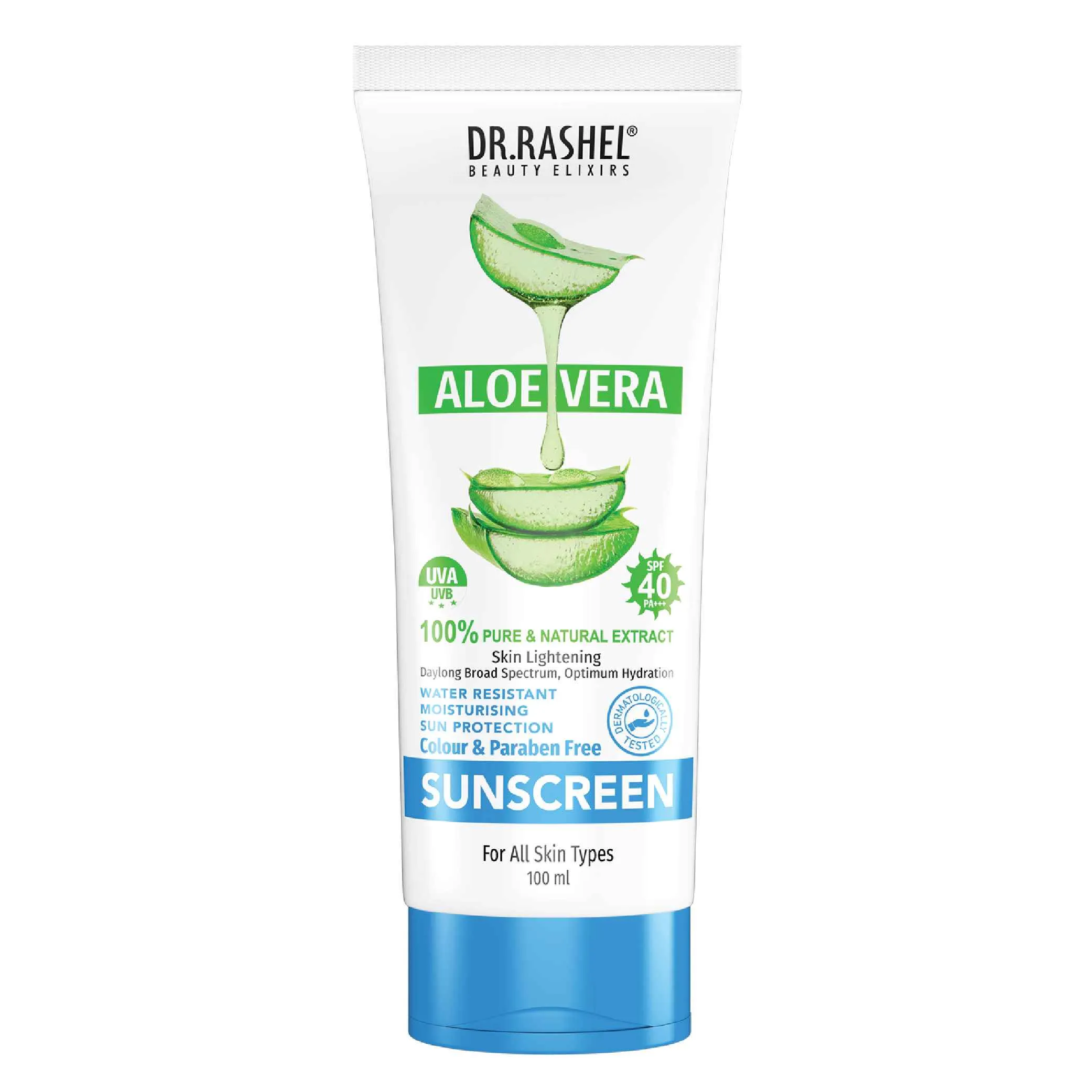 Dr.Rashel Aloe Vera Sunscreen Spf 40  (pa   ) - 100 Ml