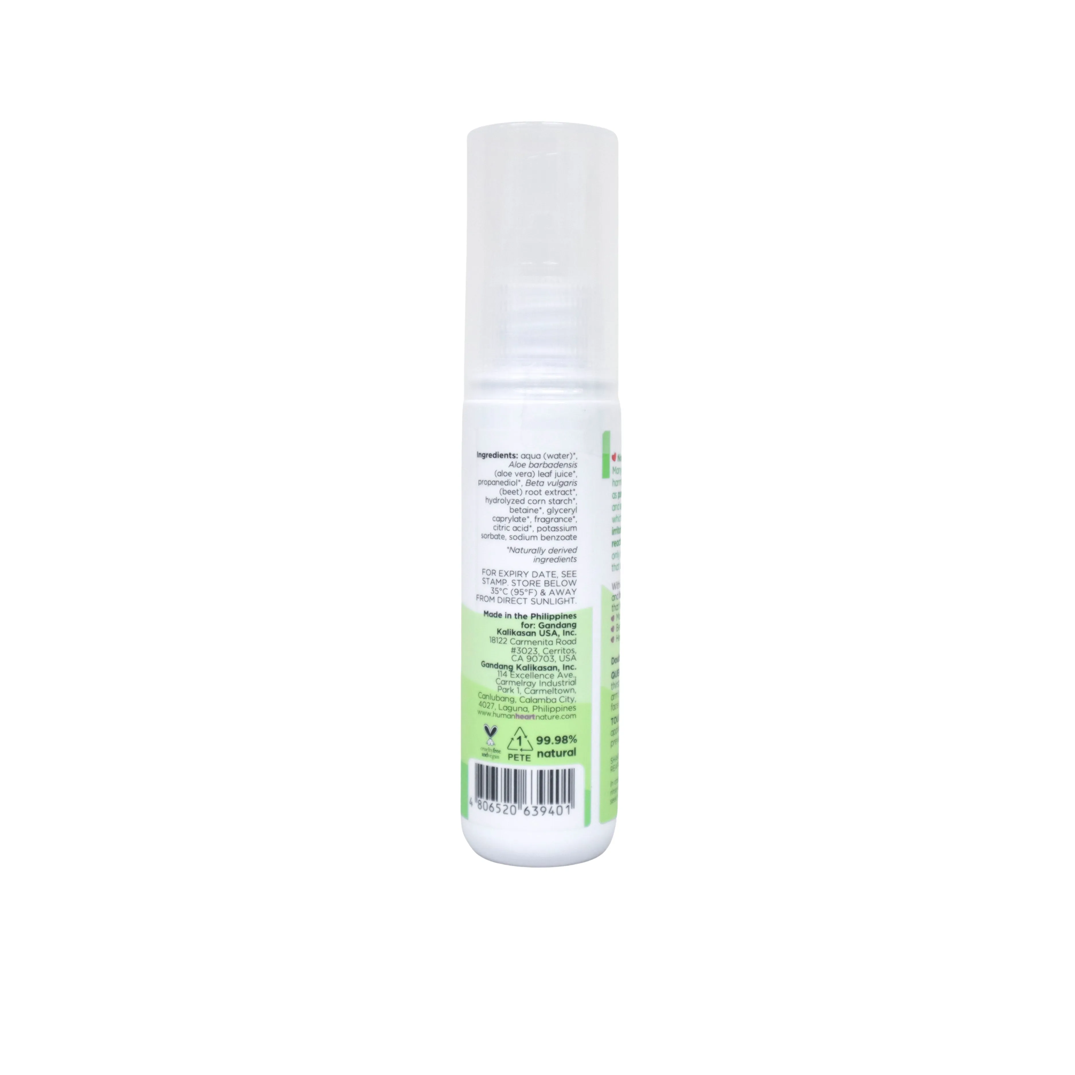 Human Nature Hydrating Face Mist with Aloe Vera 50ml
