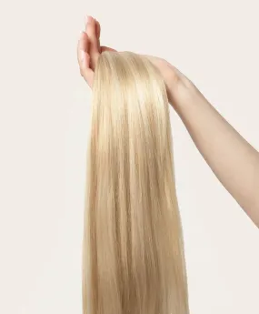 Light Blonde Highlighted, 20" Seamless Clip-In Hair Extensions, F60/24 | 180g