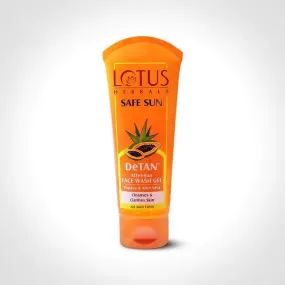 Lotus Herbals  Safe Sun DeTAN Face Wash Gel 100g