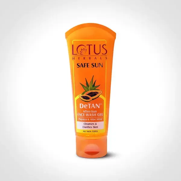 Lotus Herbals  Safe Sun DeTAN Face Wash Gel 100g