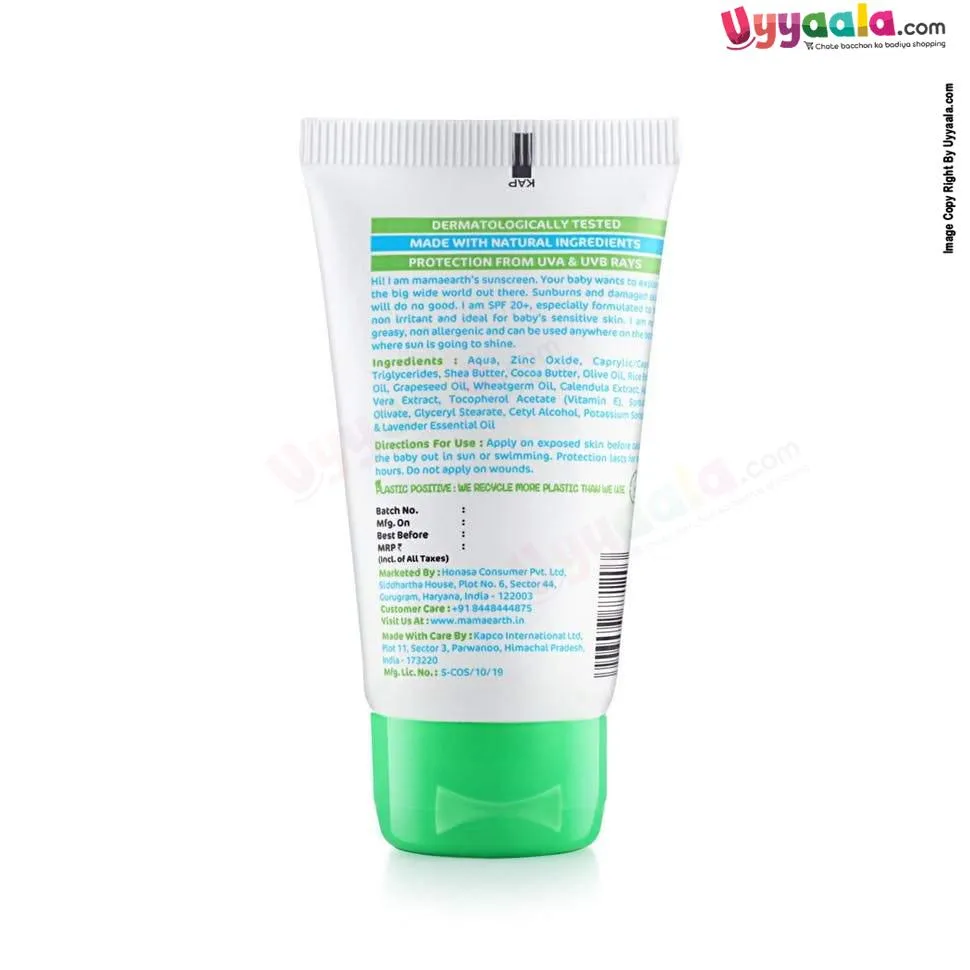 mamaearth Mineral Based Sunscreen For Babies