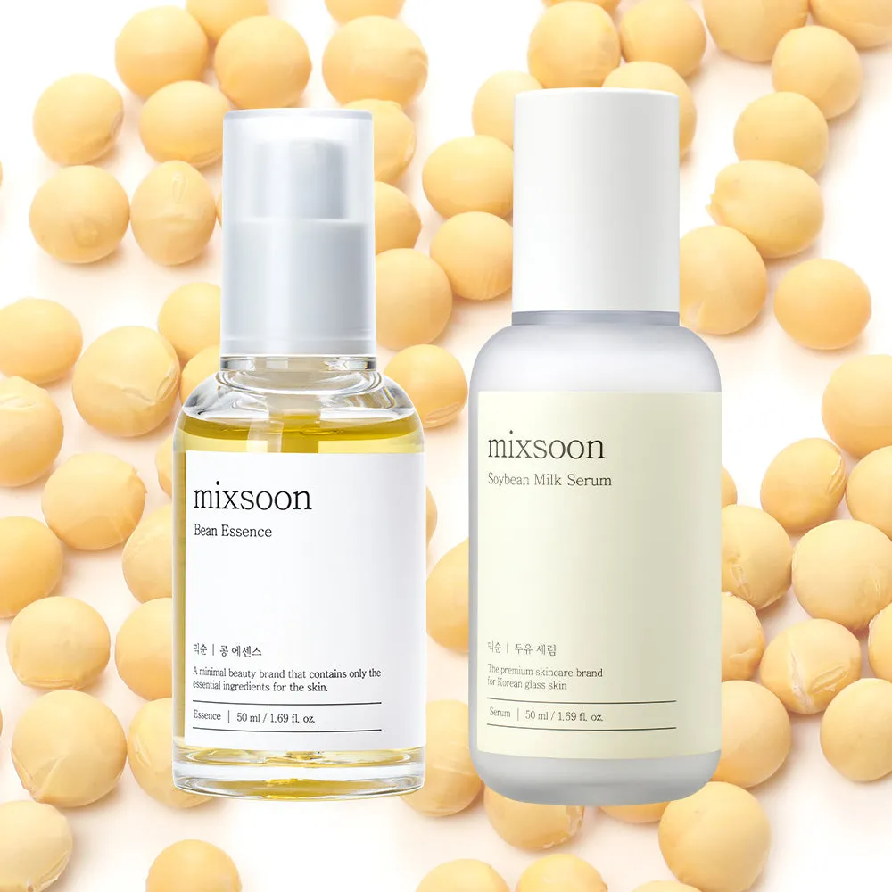 mixsoon Bean Essence & Soybean Serum Duo Set