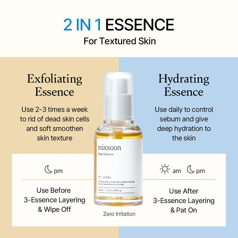 mixsoon Bean Essence & Soybean Serum Duo Set
