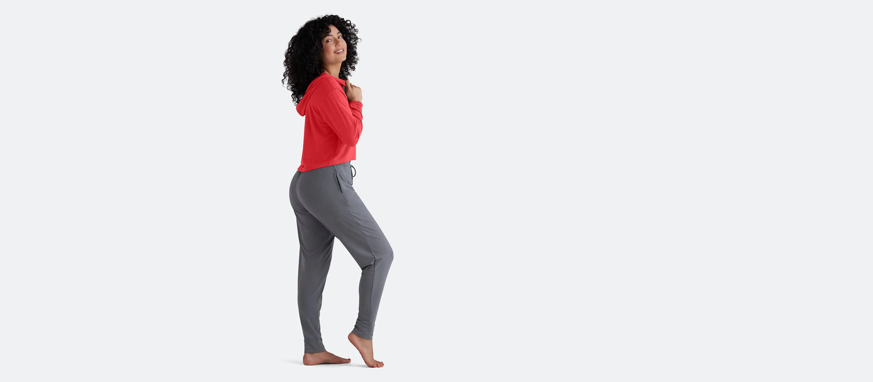 Modal Crop Hoodie | First Blush