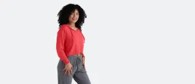 Modal Crop Hoodie | First Blush