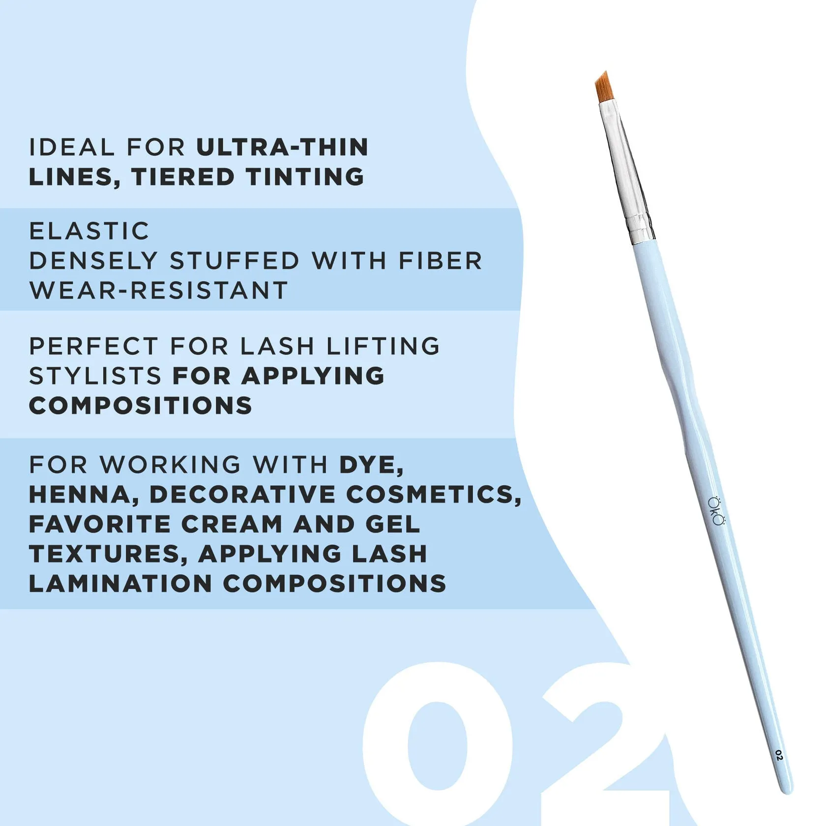 OkO - Mini Angled Brush #2