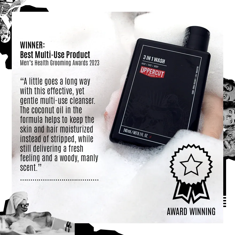 Uppercut Deluxe - 3 in 1 Wash Mini, 30ml